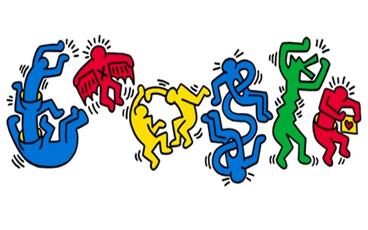 Keith Haring Logo Wallpaper