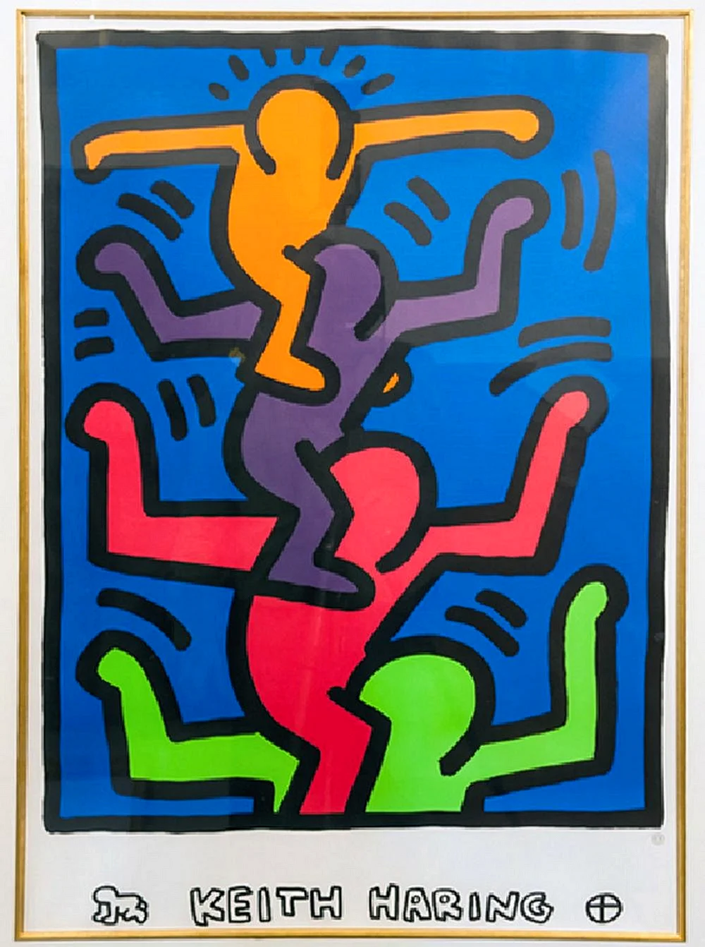 Keith Haring Poster Wallpaper For iPhone