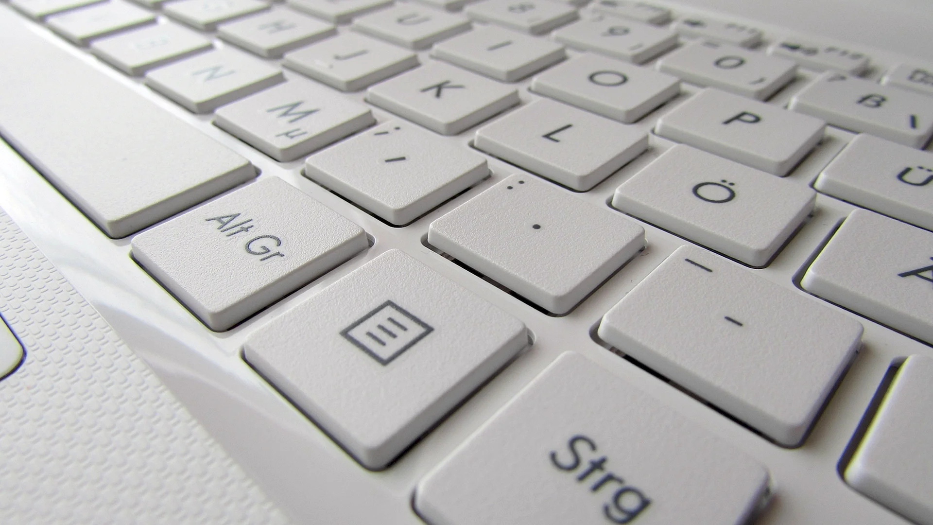 Keyboard Laptop White Wallpaper