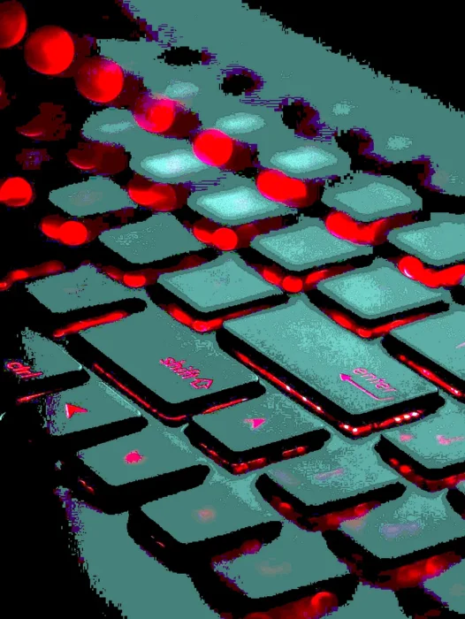 Keyboard Lighting Red Wallpaper