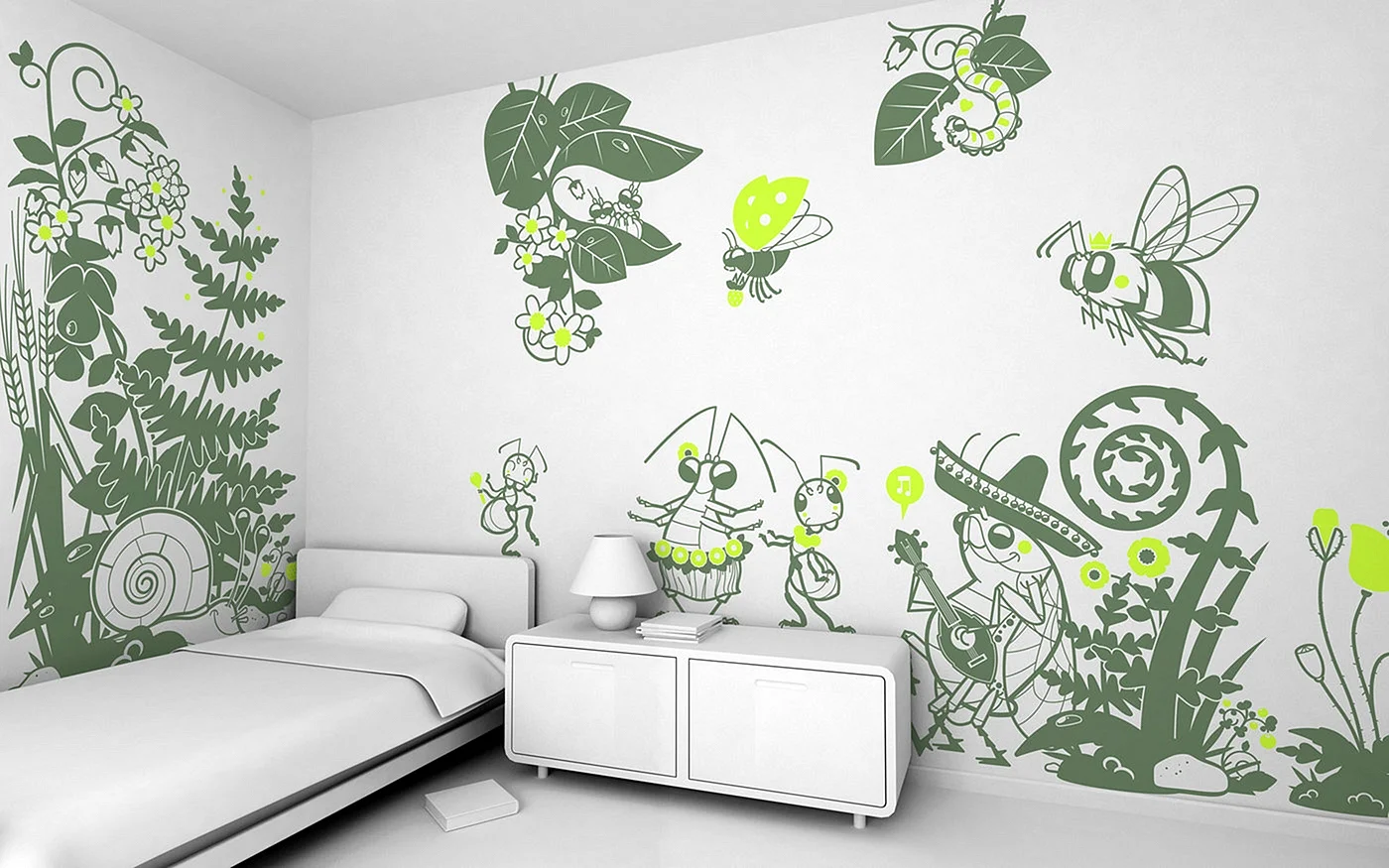 Kids Room Wall Decals Wallpaper