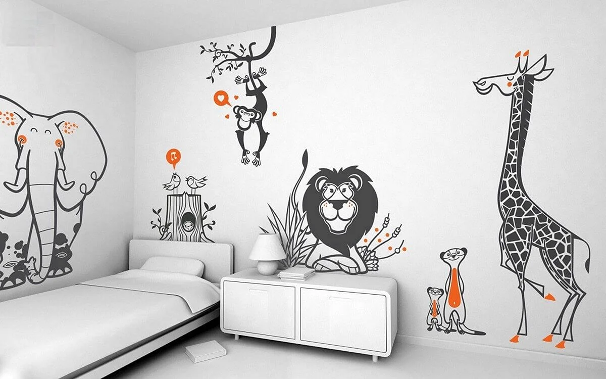 Kids Room Wall Sticker Wallpaper