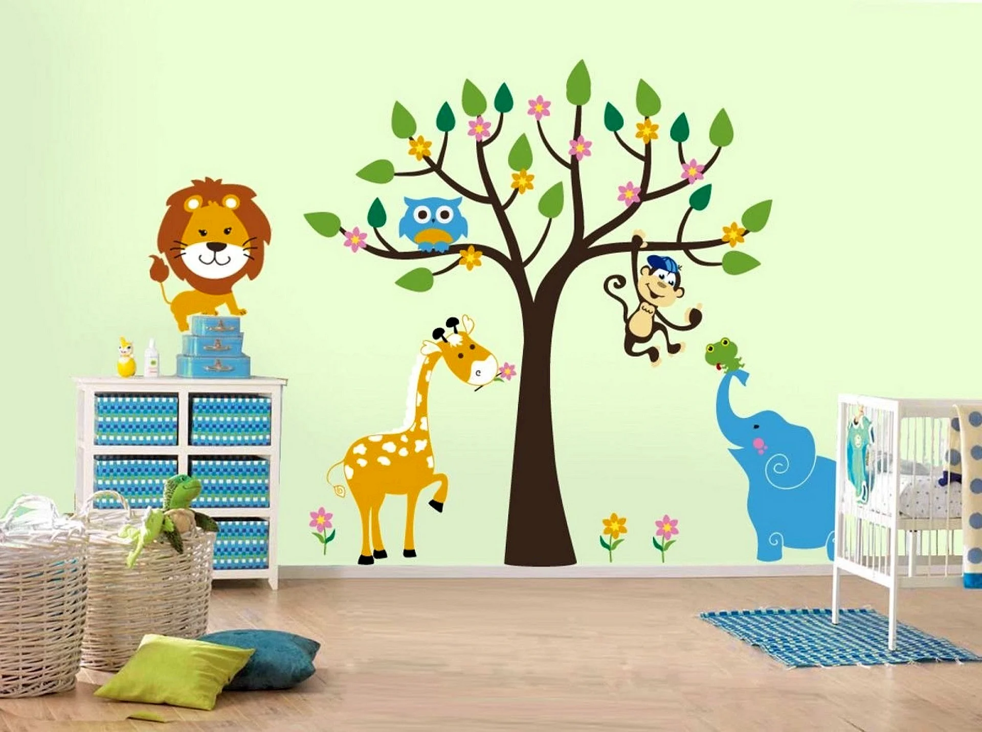 Kids Room Wall Sticker Wallpaper