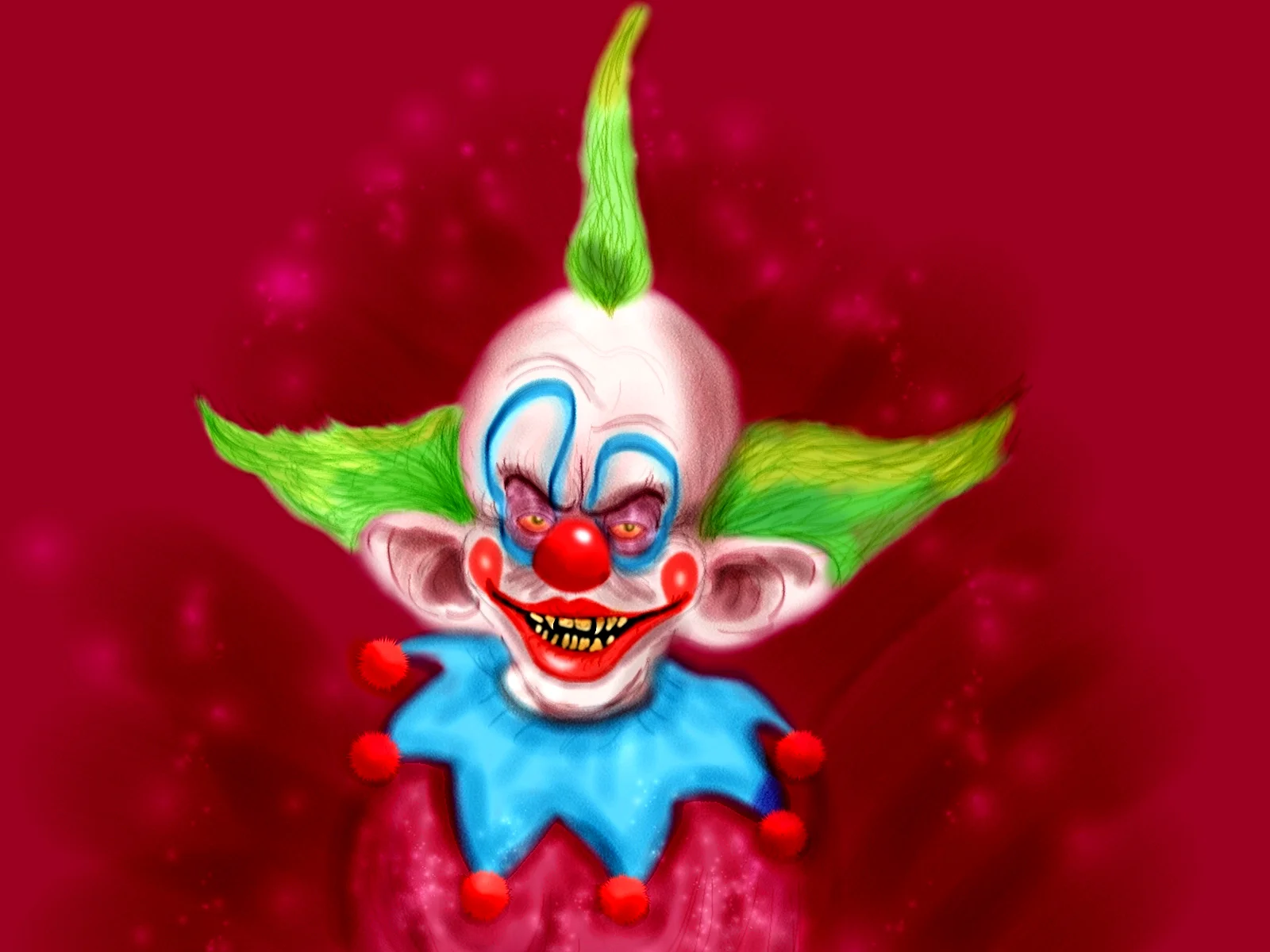 Killer Klowns From Outer Space 1988 Art Wallpaper