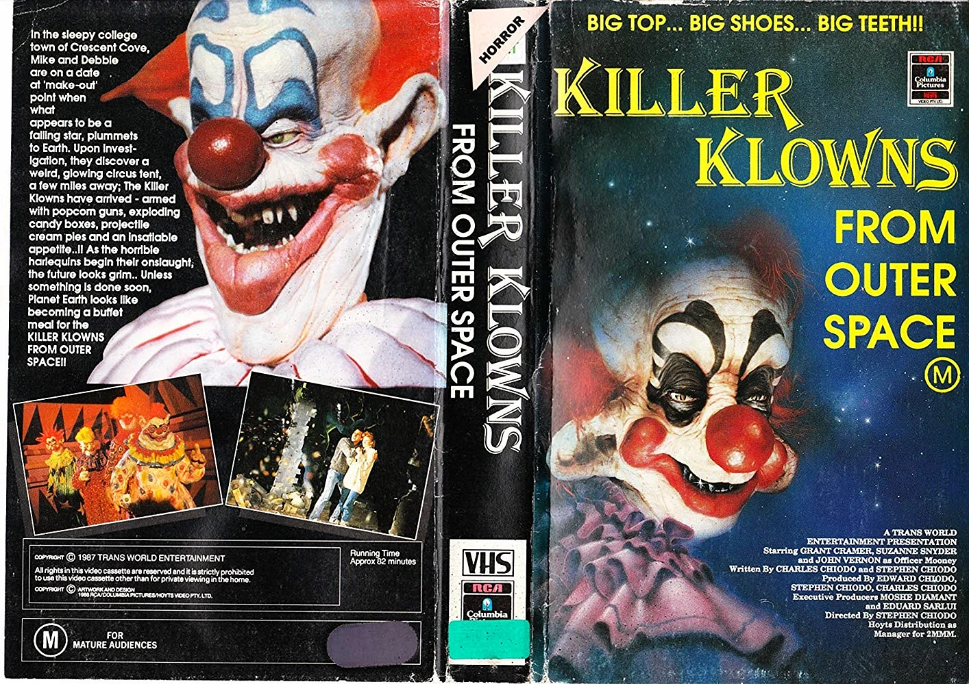 Killer Klowns From Outer Space 1988 Poster Wallpaper