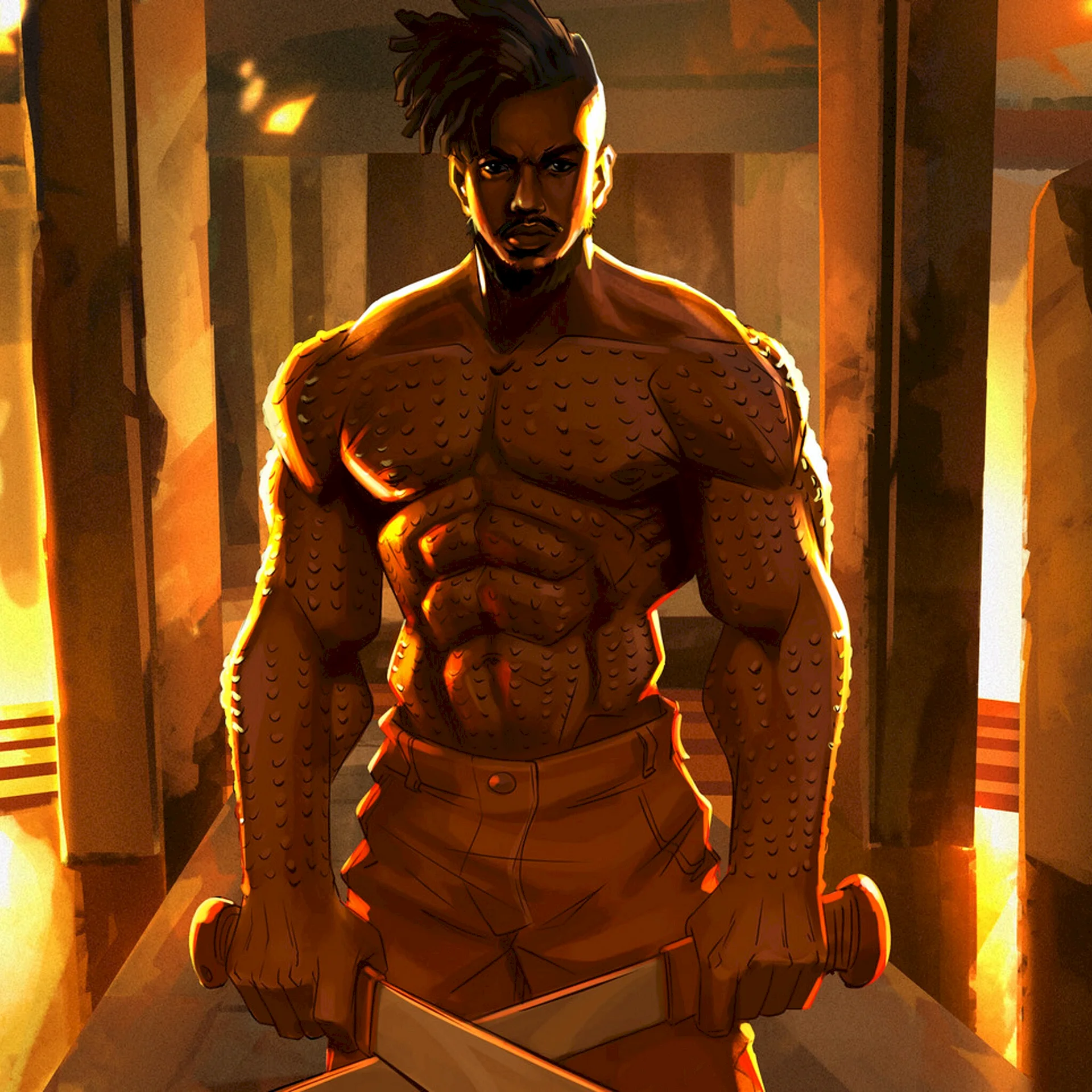 Killmonger Art Wallpaper