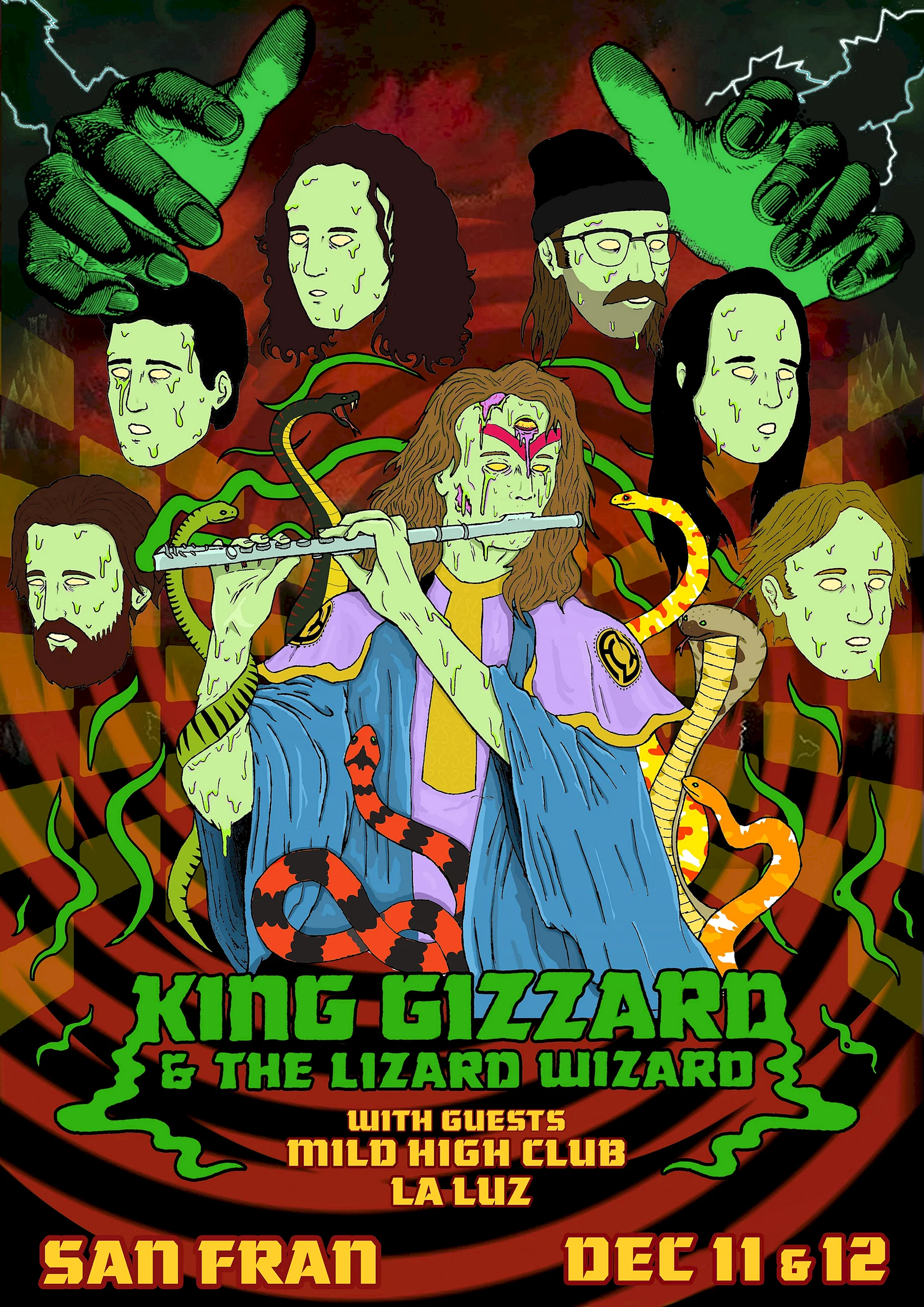 King Gizzard And Lizard Wizard Wallpaper