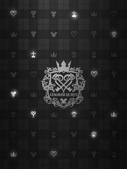 Kingdom Hearts Pattern Wallpaper For iPhone