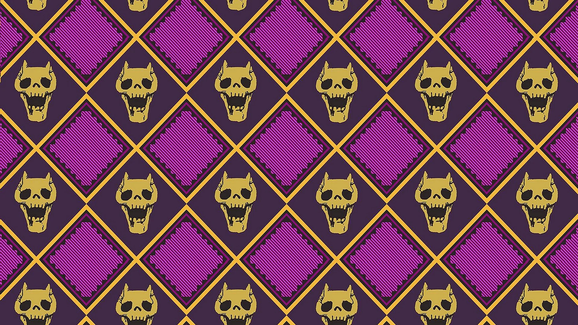 Kira Yoshikage Skull Wallpaper