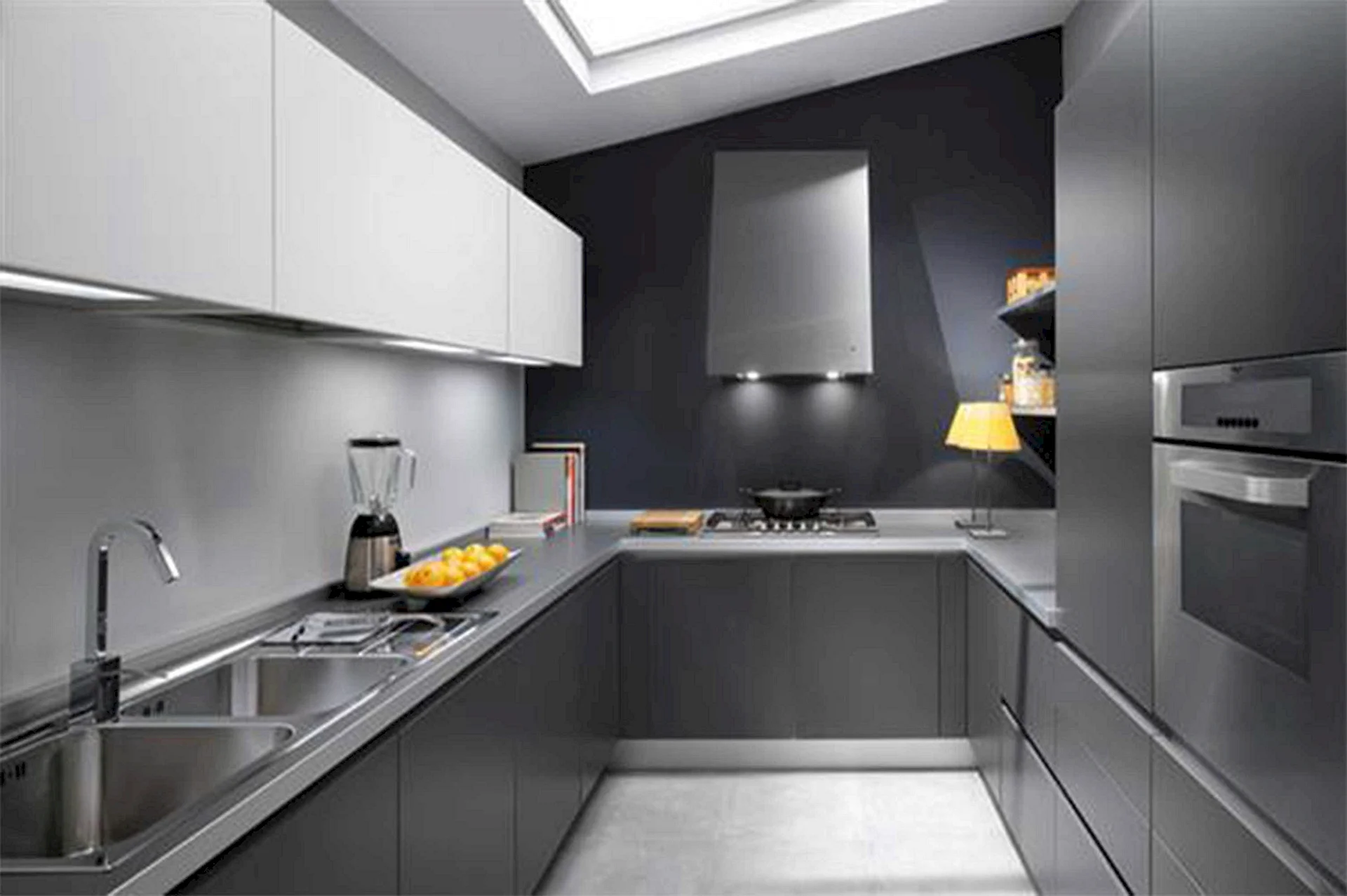 Kitchen Grey Wallpaper