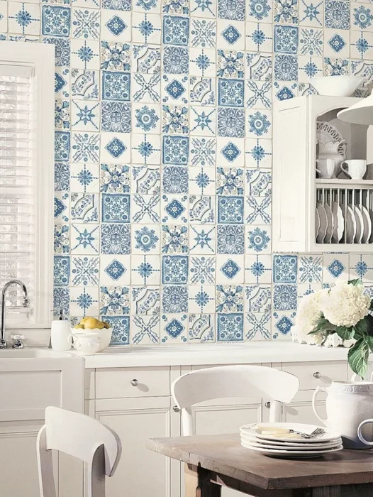 Kitchen Tile Wallpaper