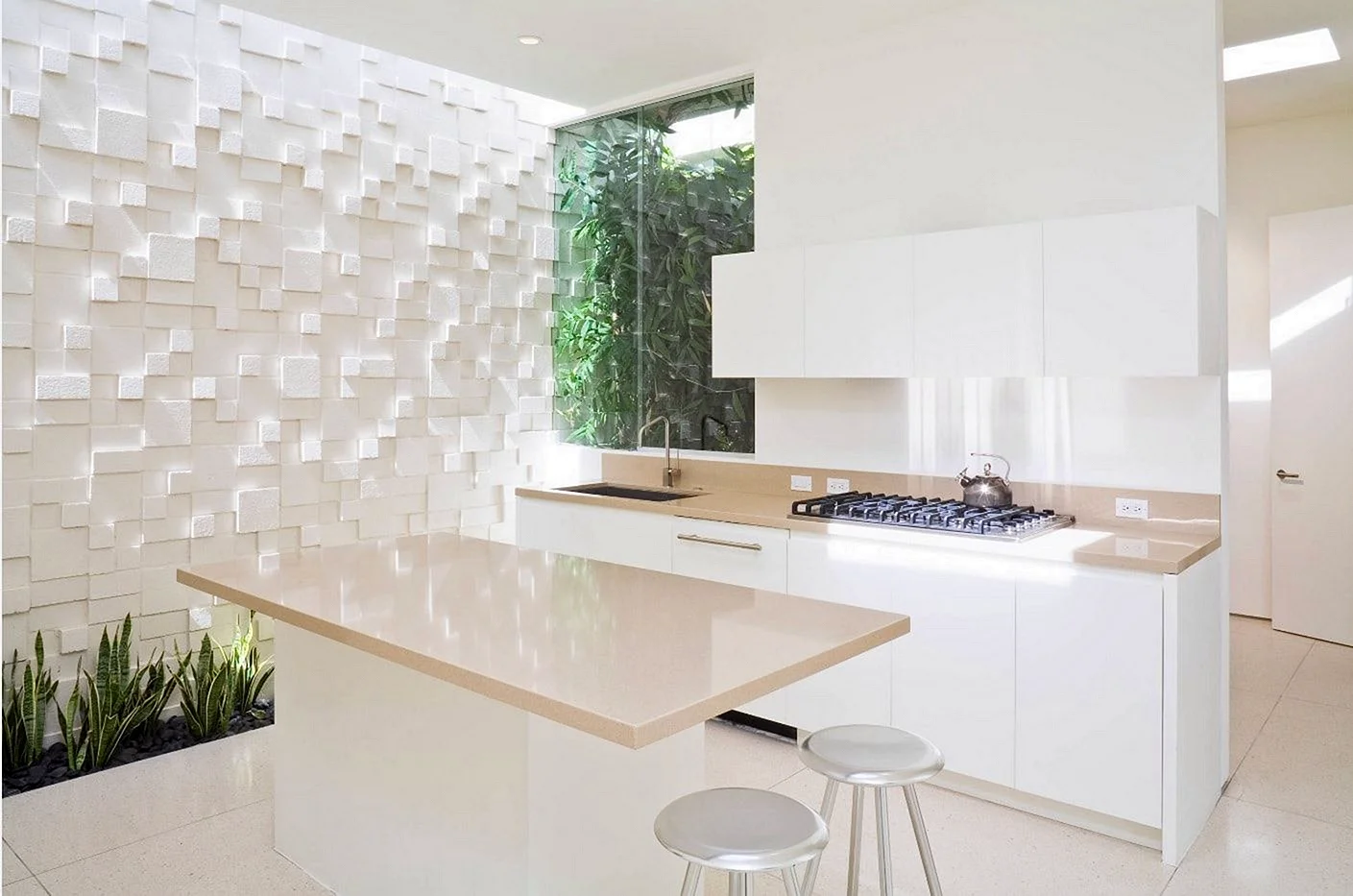 Kitchen Wall Design Wallpaper