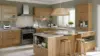 Kitchen White Oak Cabinets Wallpaper