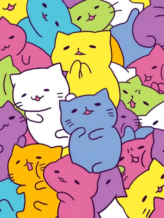 Kitten Pattern Wallpaper