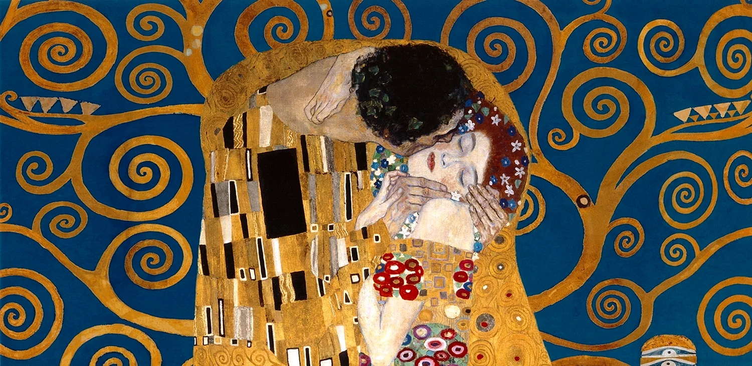 Klimt Kiss Wallpaper