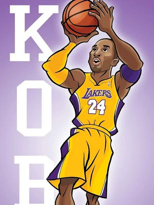 Kobe Bean Bryant Cartoon Wallpaper