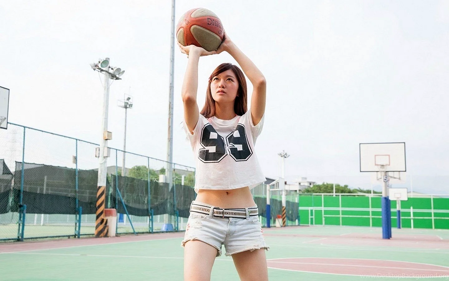 Korean Girl Basketball Wallpaper