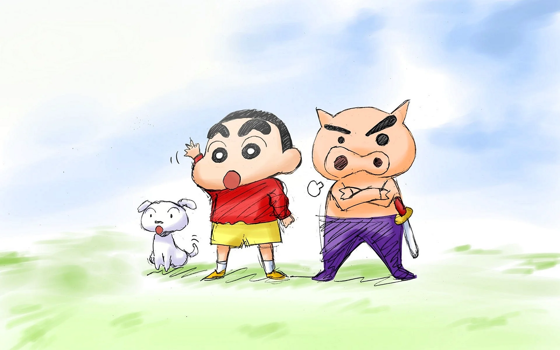 Kureyon Shinchan Wallpaper