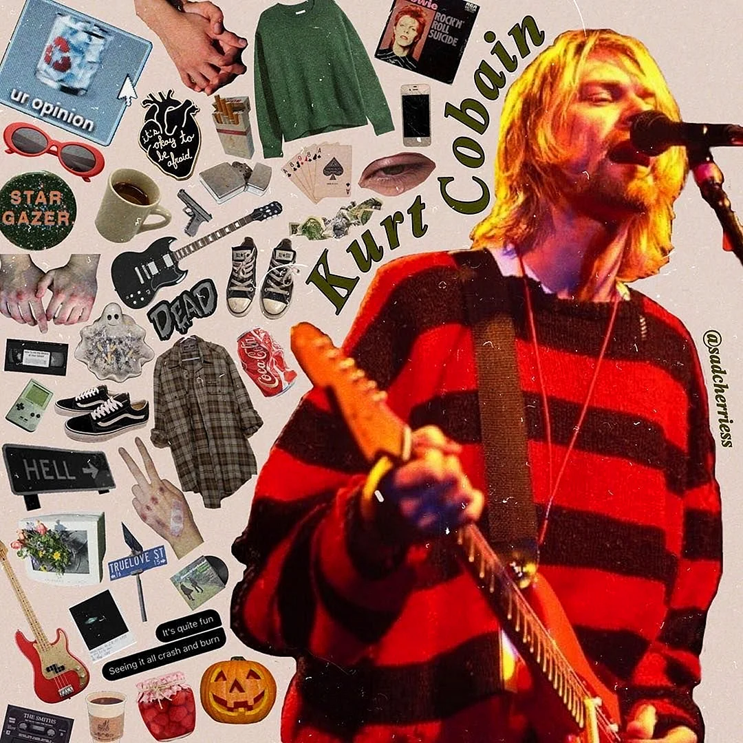 Kurt Cobain Style Wallpaper