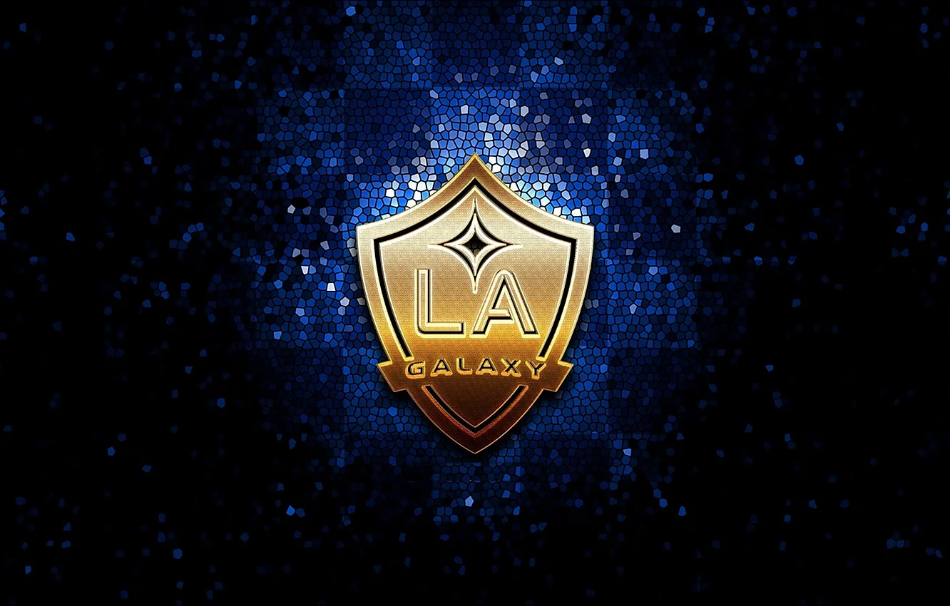 La Galaxy Logo Wallpaper