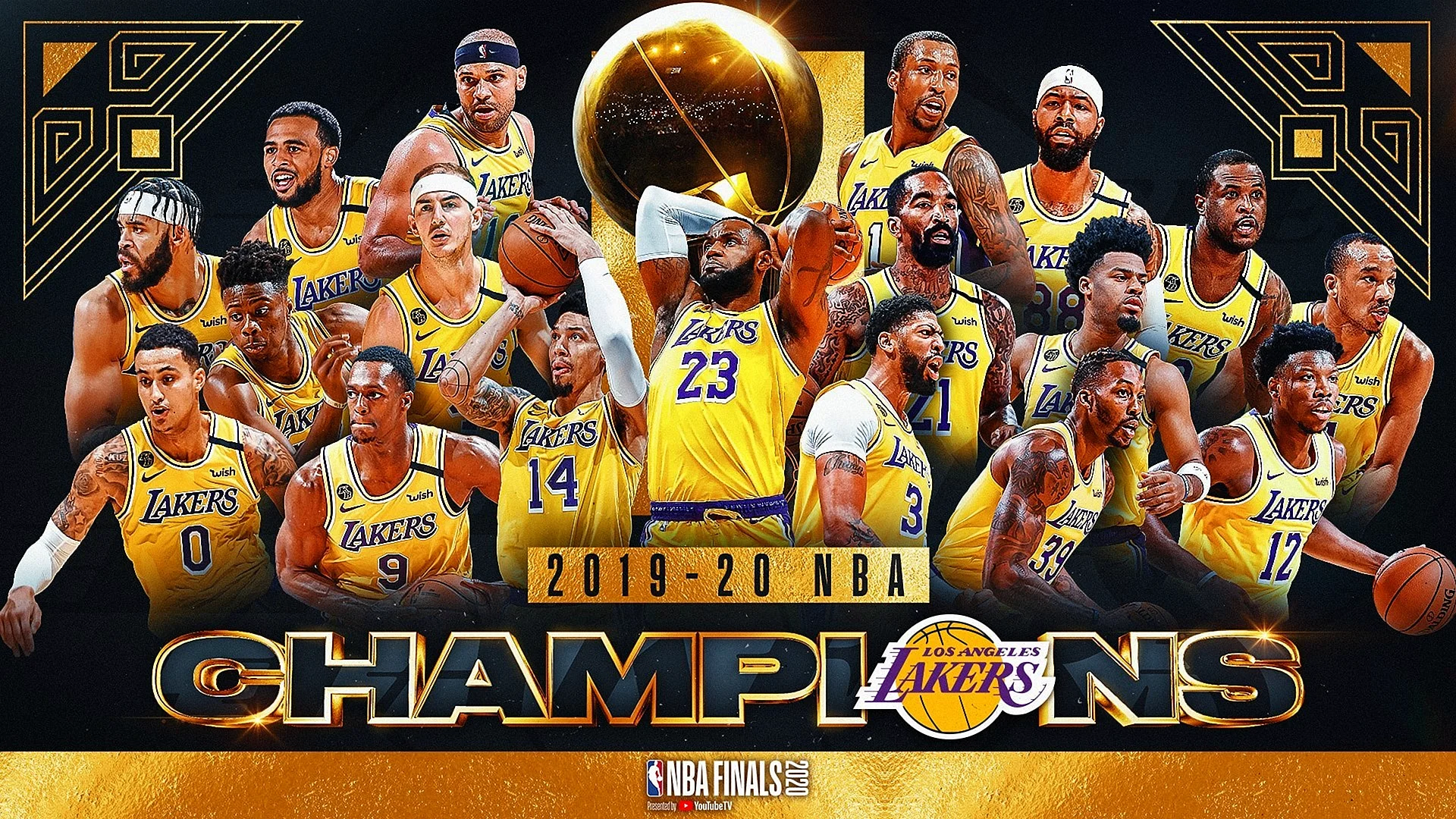 Lakers Juara Nba 2020 Wallpaper