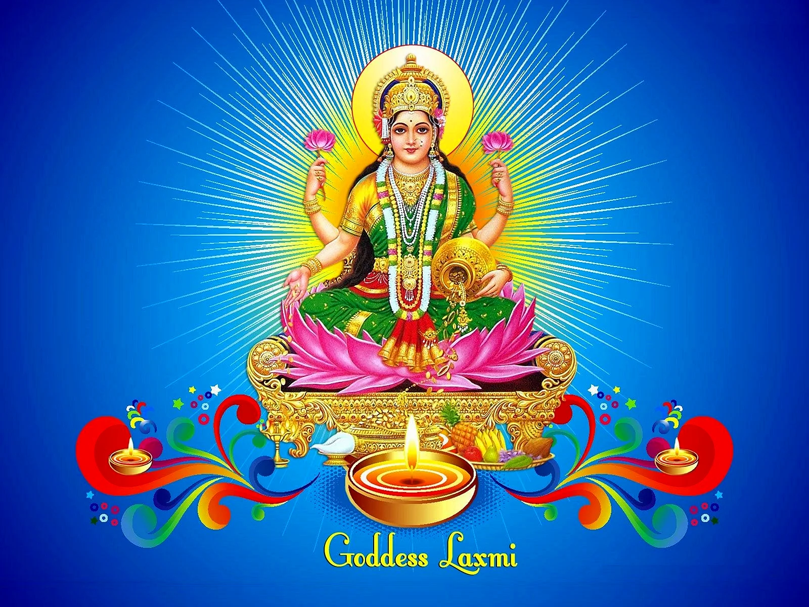 Lakshmi Pooja Wallpaper