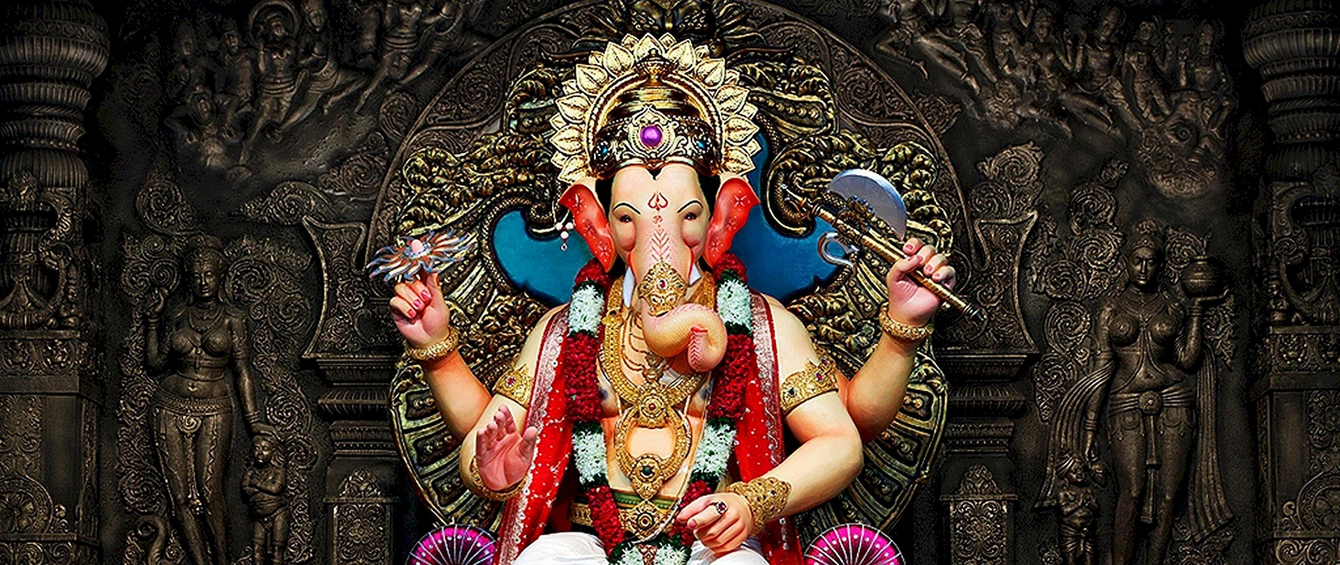 Lalbaugcha Raja HD Wallpaper