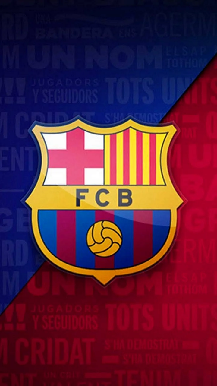 Lambang Bola Club Barcelona Wallpaper For iPhone