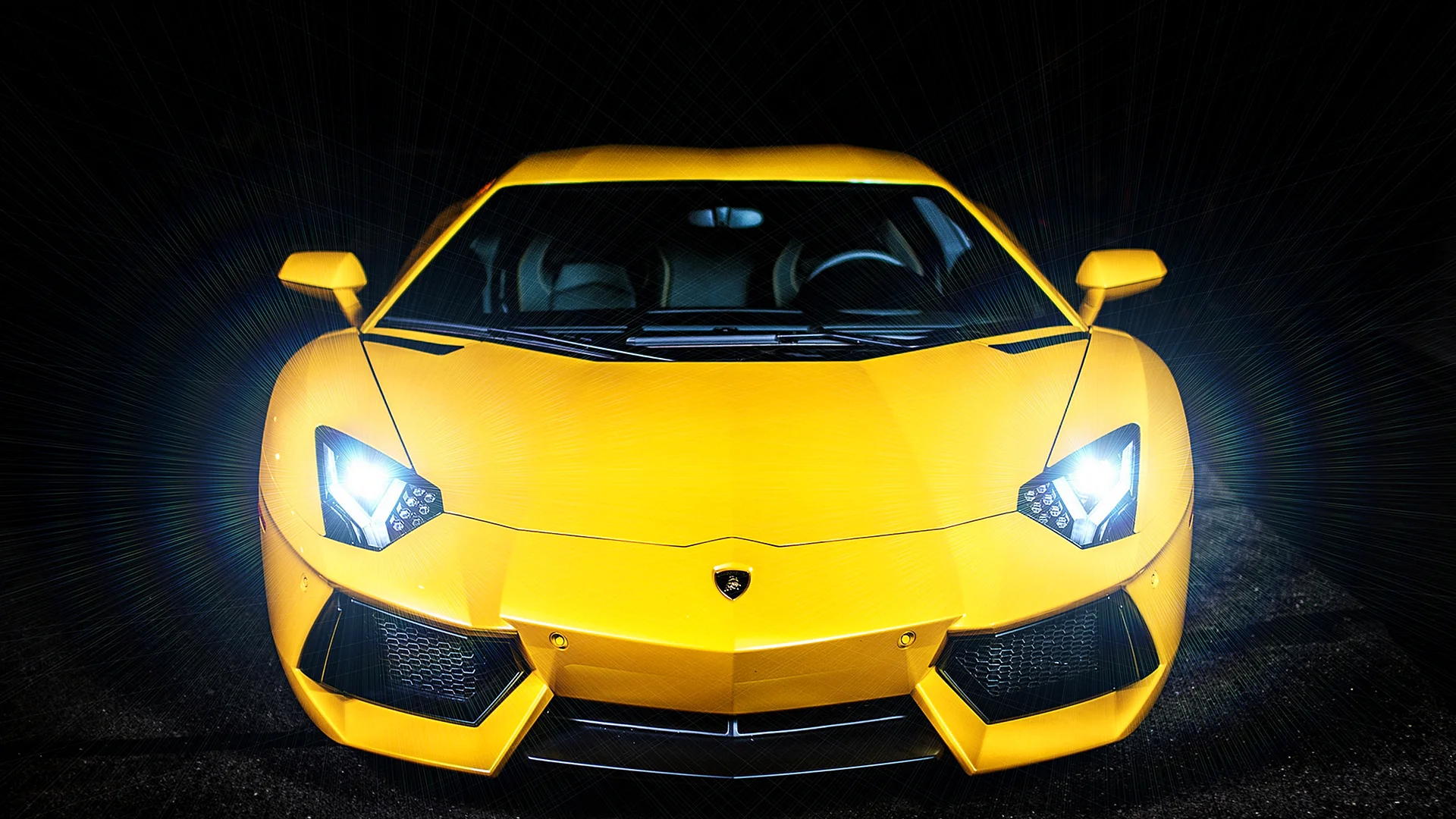 Lamborghini Aventador Lp700-4 Yellow Wallpaper