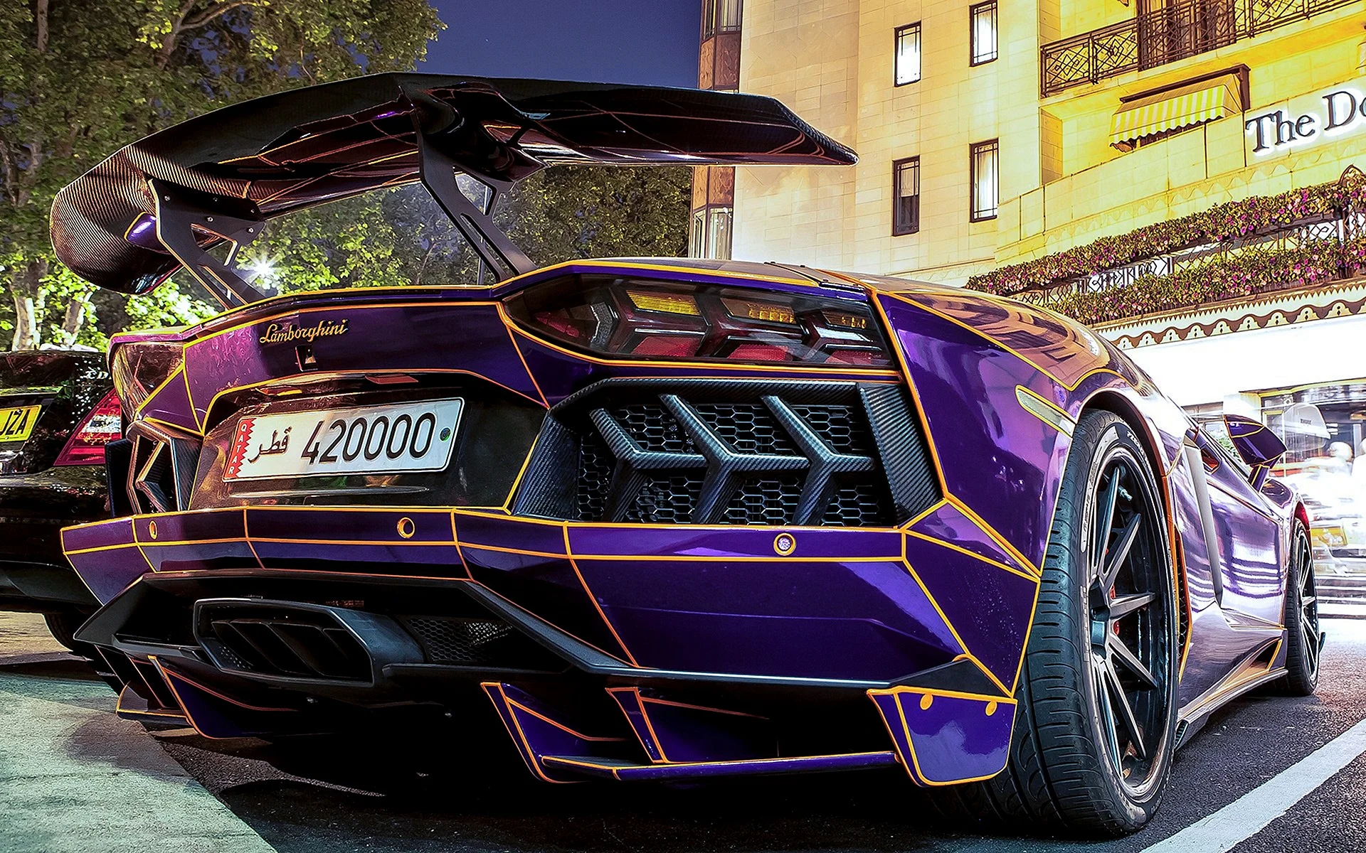 Lamborghini Aventador Tron Wallpaper