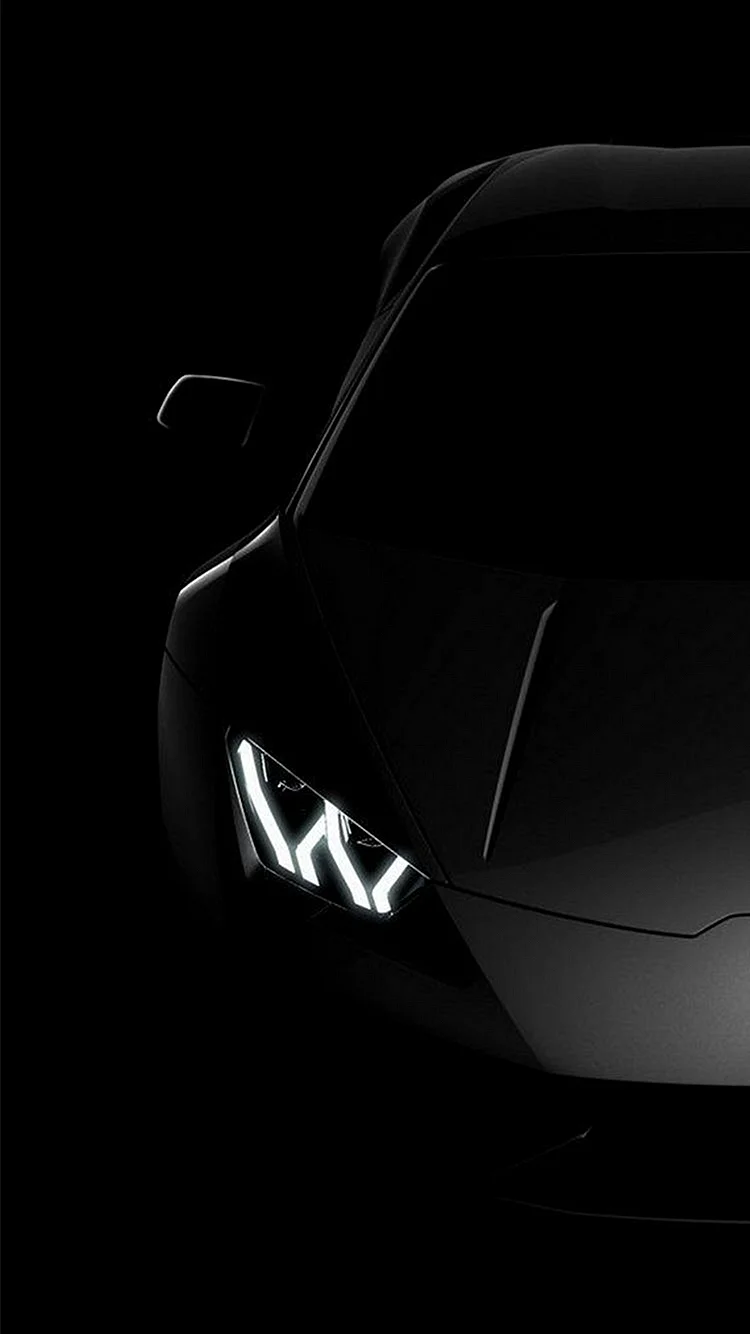 Lamborghini Black Wallpaper For iPhone
