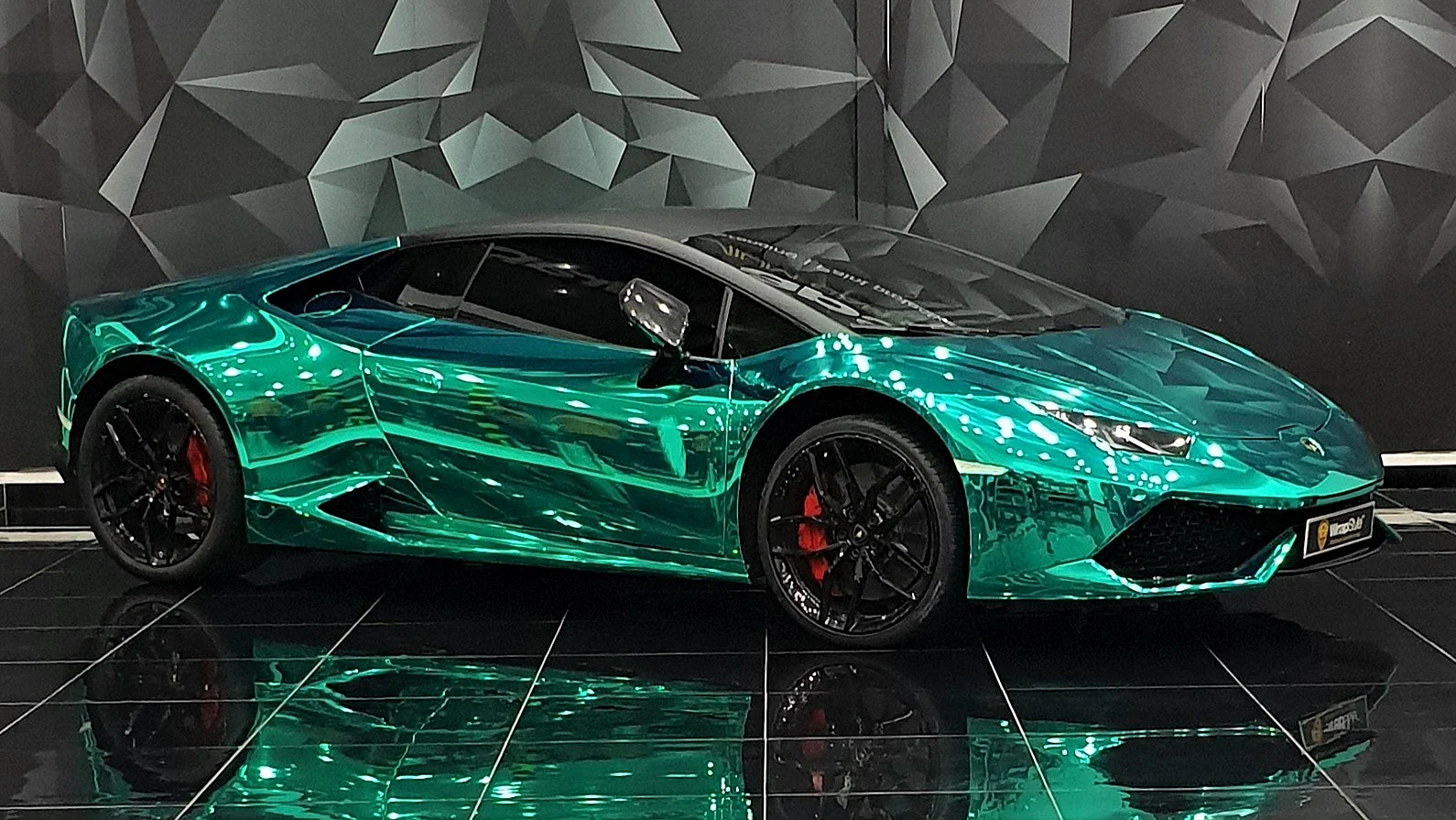 Lamborghini Blue Neon Wallpaper