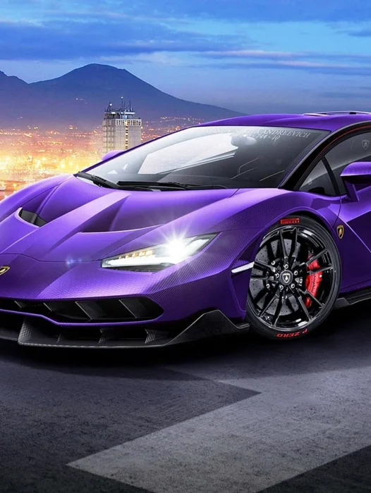 Lamborghini Centenario Purple Wallpaper