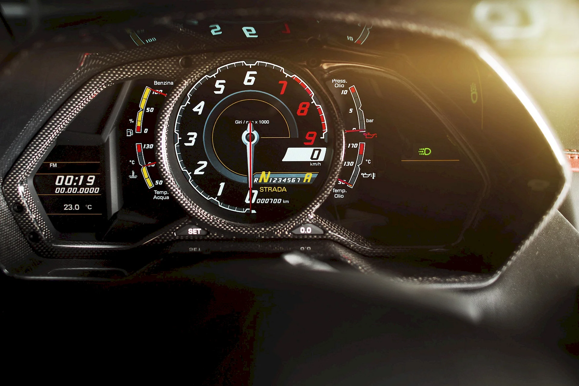 Lamborghini dashboard Wallpaper