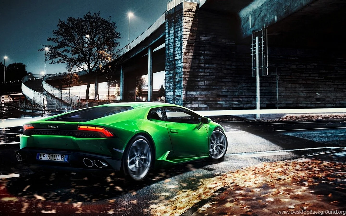 Lamborghini Huracan Green Wallpaper