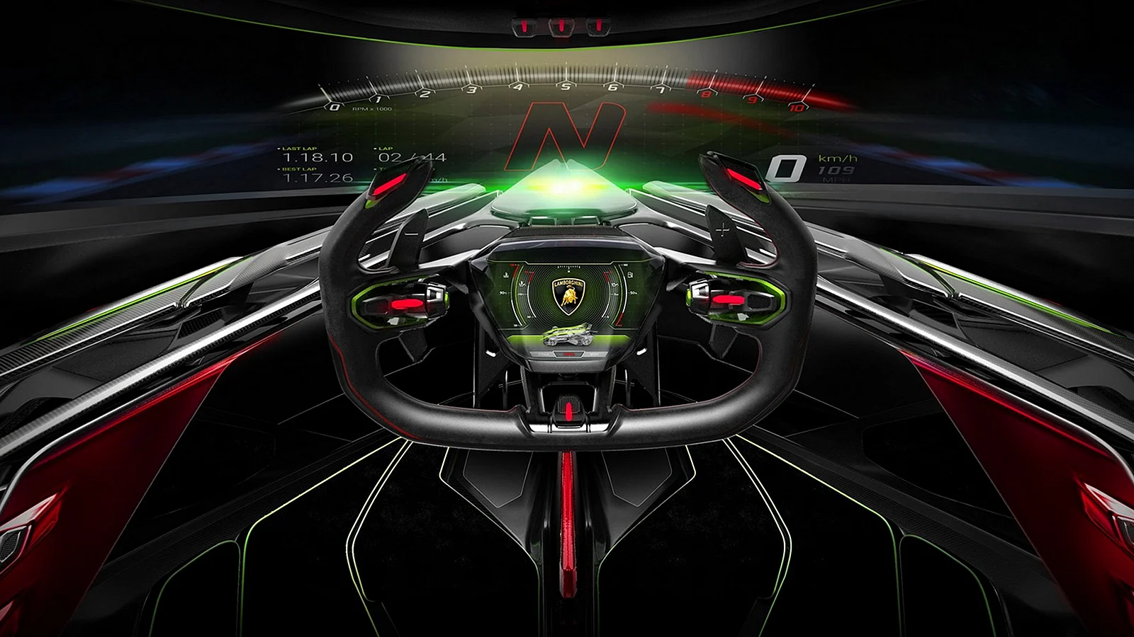 Lamborghini Lambo V12 Vision Gt Wallpaper