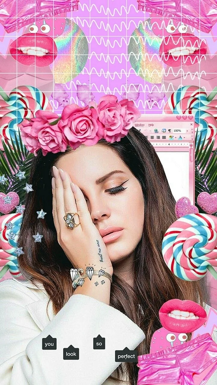 Lana Del Rey Lockscreen Wallpaper For iPhone