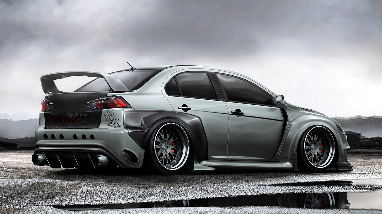 Lancer Evo 10 Bodykit Wallpaper