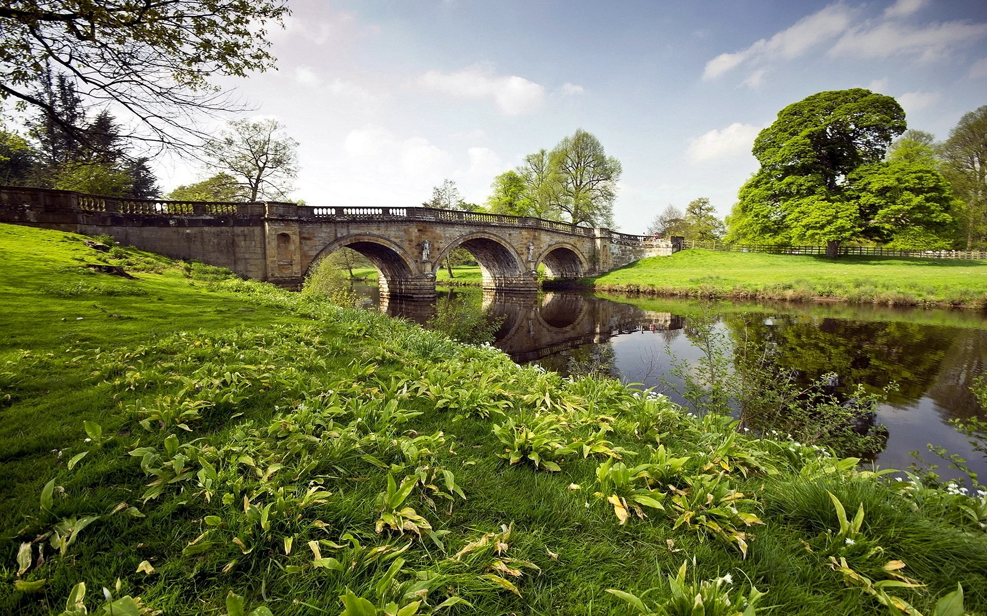 Landscape Bridge Wallpaper