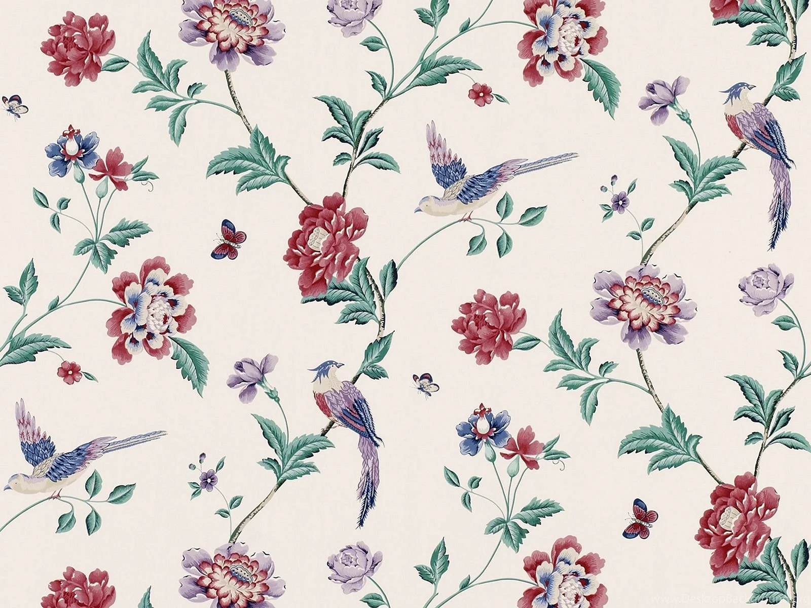 Laura Ashley Floral Wallpaper