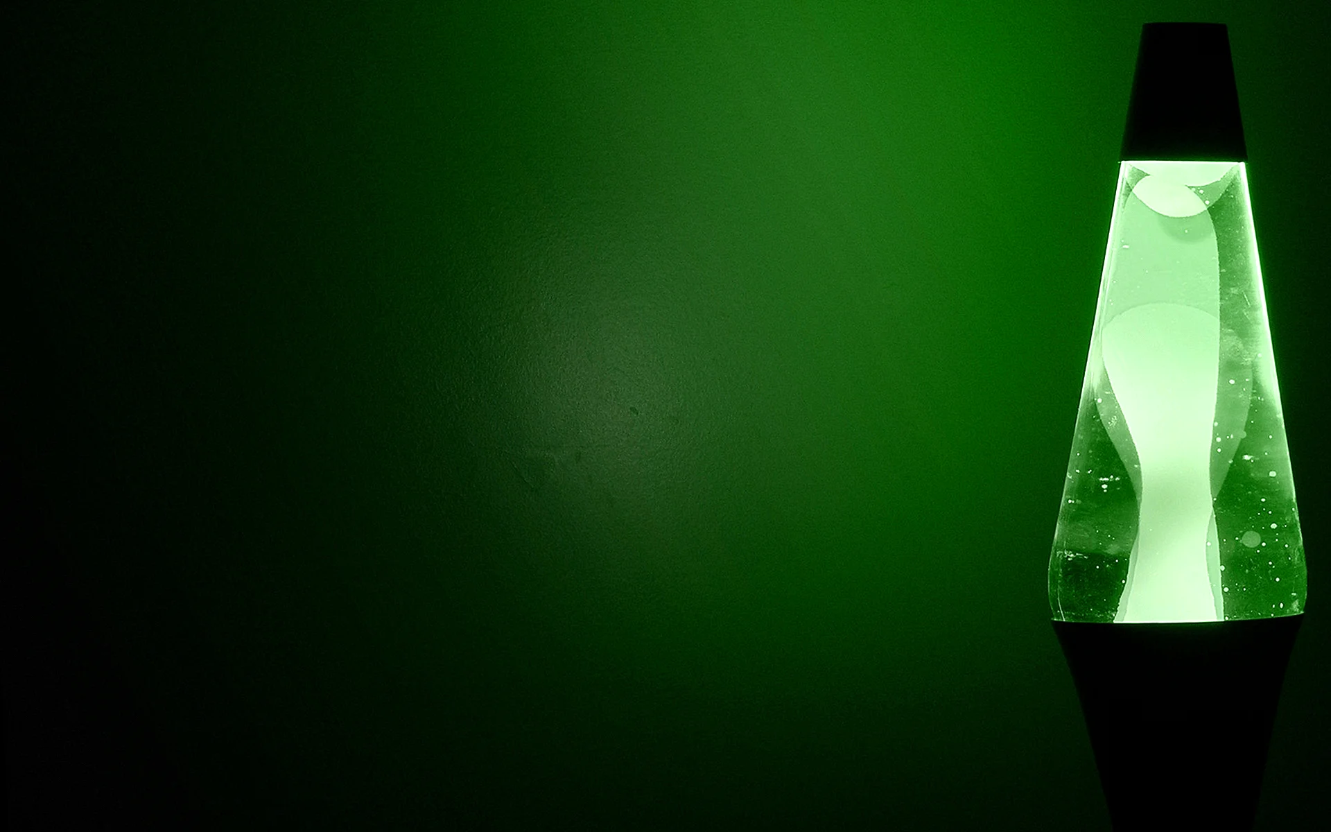 Lava Lamp Green Wallpaper