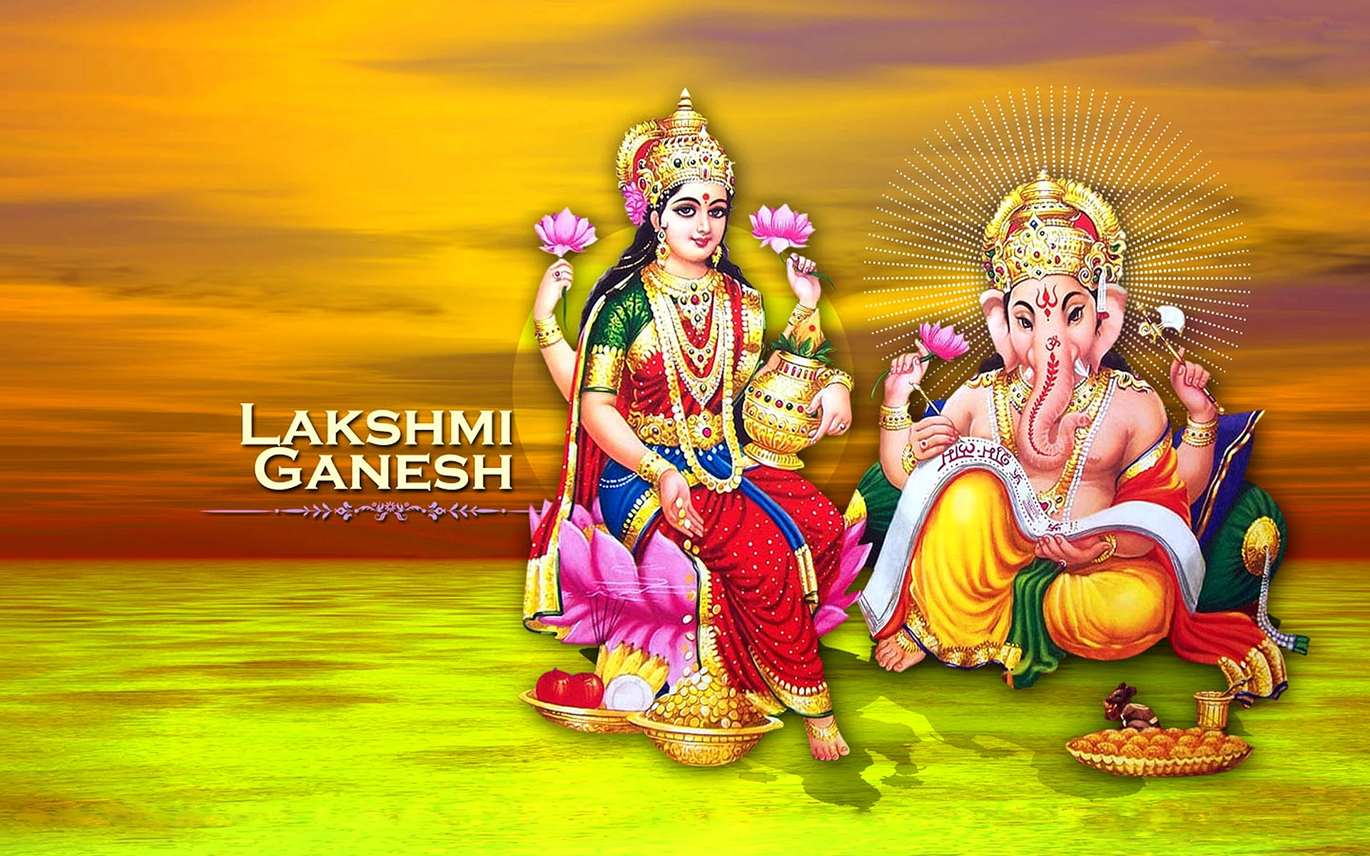 Laxmi Ganesh Wallpaper