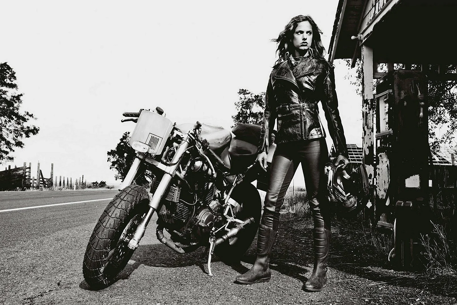 Leather Girls Moto Wallpaper