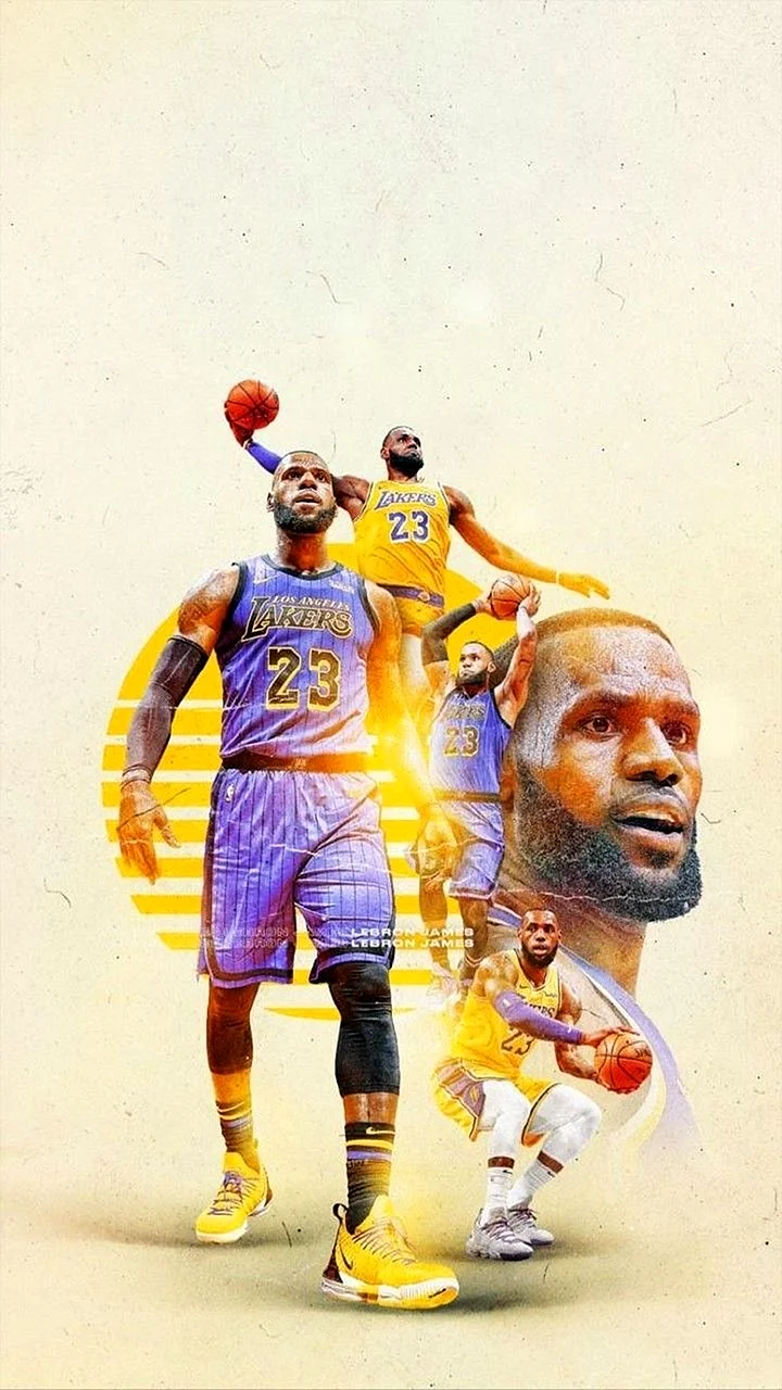 Lebron James Art Wallpaper For iPhone