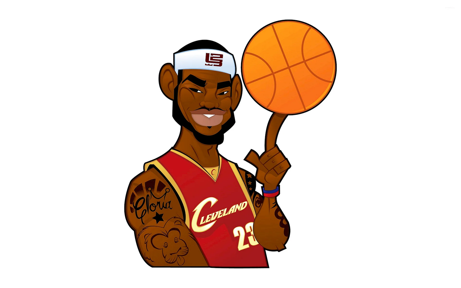 Lebron James Cartoon Wallpaper