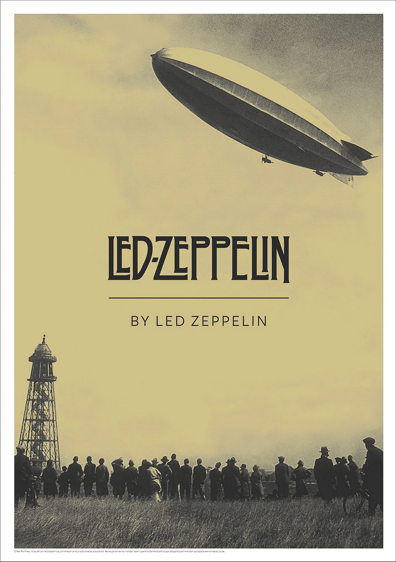 Led Zeppelin Poster Wallpaper For iPhone