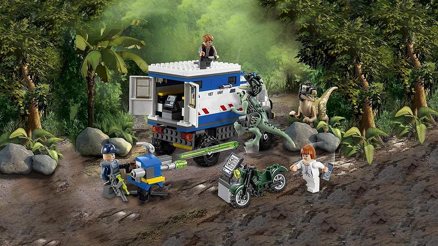 Lego Jurassic Wallpaper