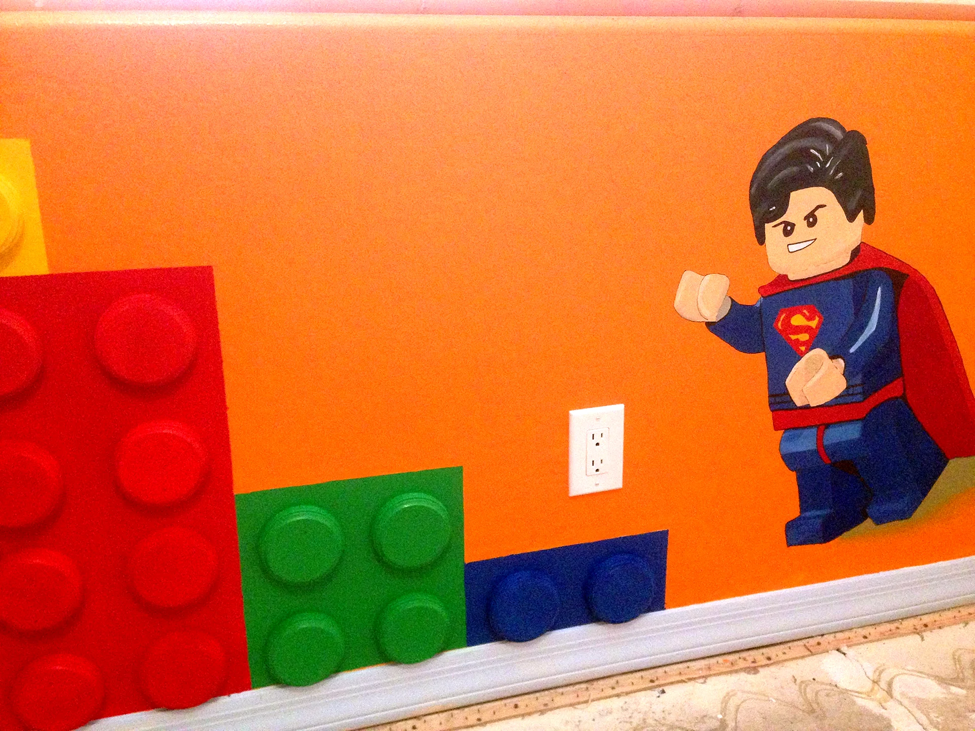 Lego Wall Drawing Wallpaper