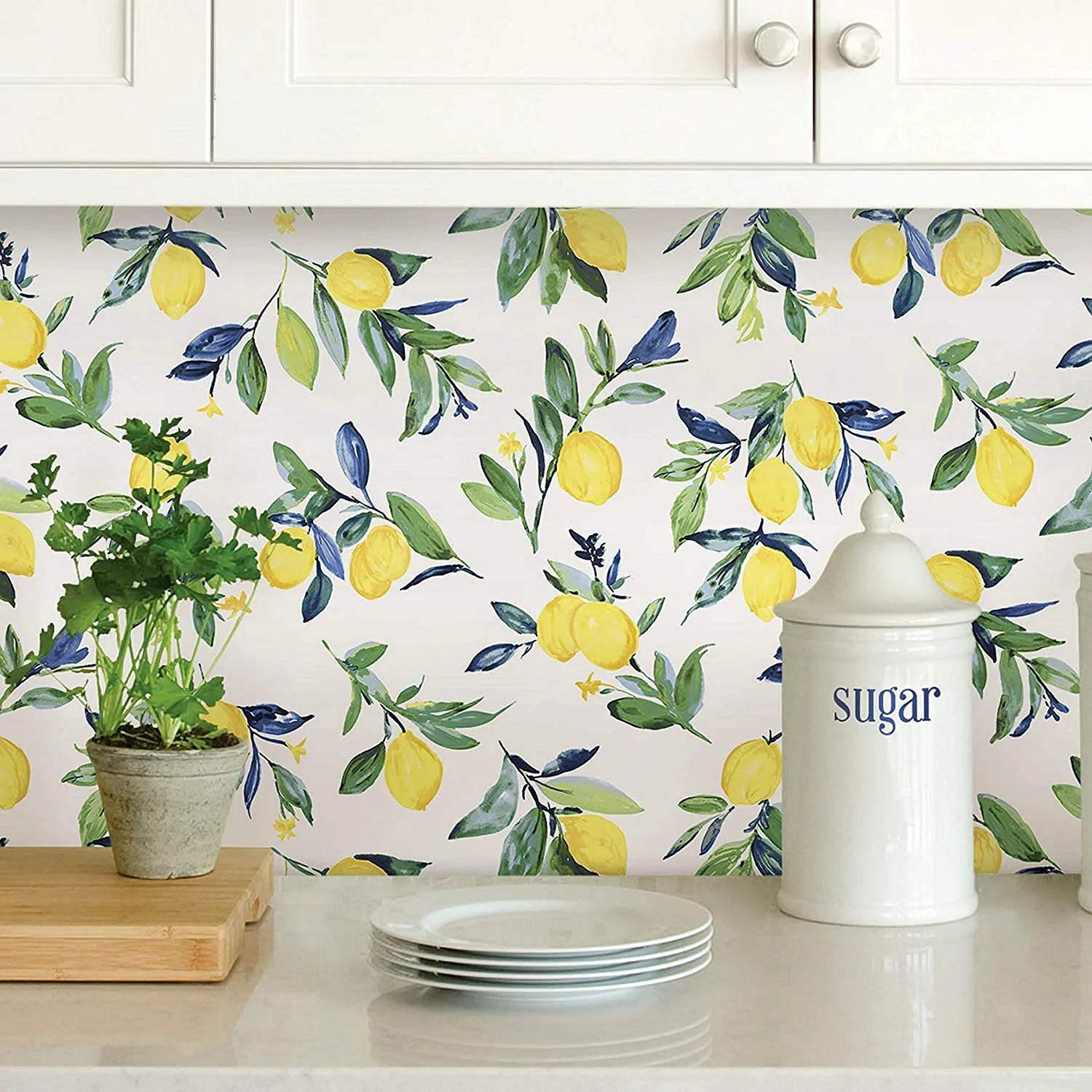 Lemon Kitchen Wallpaper