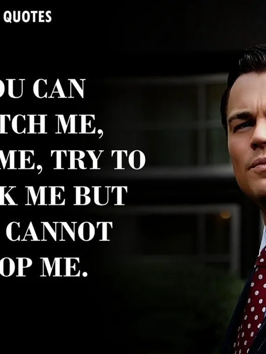 Leonardo Dicaprio Quotes From The Wolf Of The Wall Streets Wallpaper